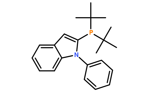 2-二叔丁基膦-1-苯基吲哚