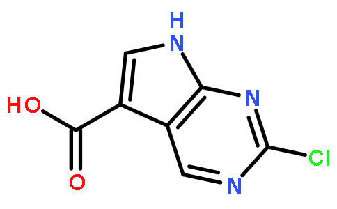 2-氯-7H-吡咯并[2,3-d]嘧啶-5-羧酸