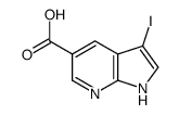 3-Iodo-7-azaindole-5-carboxylic acid