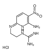 2-[2-[(6-amino-5-nitropyridin-2-yl)amino]ethyl]guanidine,hydrochloride