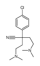2-(4-chlorophenyl)-4-(dimethylamino)-2-[2-(dimethylamino)ethyl]butanenitrile
