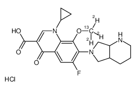 7-[(4aS,7aS)-1,2,3,4,4a,5,7,7a-octahydropyrrolo[3,4-b]pyridin-6-yl]-1-cyclopropyl-6-fluoro-4-oxo-8-(trideuteriomethoxy)quinoline-3-carboxylic acid,hydrochloride