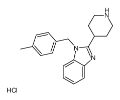 1-(4-Methylbenzyl)-2-(piperidin-4-yl)-1H-benzo[d]imidazole hydrochloride