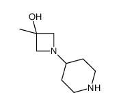 3-Methyl-1-(piperidin-4-yl)azetidin-3-ol