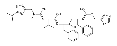 1,3-thiazol-5-ylmethyl N-[(2S,4S,5S)-4-hydroxy-5-[[(2S)-3-methyl-2-[[methyl-[(2-propan-2-yl-1,3-thiazol-4-yl)methyl]carbamoyl]amino]butanoyl]amino]-1,6-diphenylhexan-2-yl]carbamate