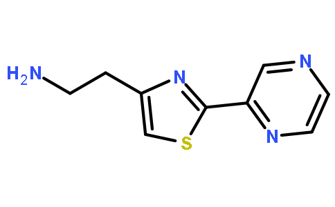 2-(2-吡嗪-2-基-1,3-噻唑-4-基)乙胺