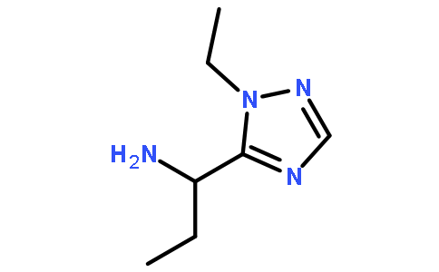 1-(1-ethyl-1H-1,2,4-triazol-5-yl)-1-propanamine(SALTDATA: FREE)