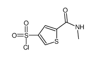 5-[(methylamino)carbonyl]-3-thiophenesulfonyl chloride(SALTDATA: FREE)