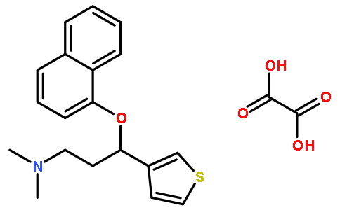 3-噻吩丙胺-N,N-二甲基-gamma-(1-萘氧基)-乙二酸酯