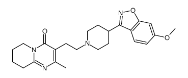 3-[2-[4-(6-methoxy-1,2-benzoxazol-3-yl)piperidin-1-yl]ethyl]-2-methyl-6,7,8,9-tetrahydropyrido[1,2-a]pyrimidin-4-one
