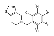 5-[(2-chloro-3,4,5,6-tetradeuteriophenyl)methyl]-6,7-dihydro-4H-thieno[3,2-c]pyridine