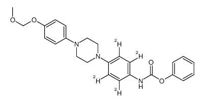 phenyl N-[2,3,5,6-tetradeuterio-4-[4-[4-(methoxymethoxy)phenyl]piperazin-1-yl]phenyl]carbamate