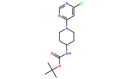 1-(6-氯嘧啶-4-基)哌啶-4-氨基甲酸叔丁酯