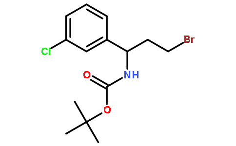 1-(Boc-氨基)-3-溴-1-(3-氯苯基)丙烷