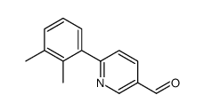 6-(2,3-dimethylphenyl)pyridine-3-carbaldehyde