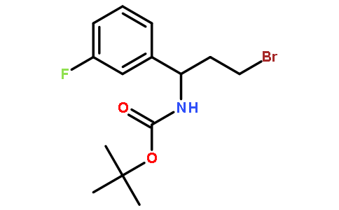 1-(Boc-氨基)-3-溴-1-(3-氟苯基)丙烷