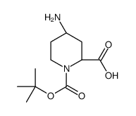 trans-4-amino-1-(tert-butoxycarbonyl)piperidine-2-carboxylic acid