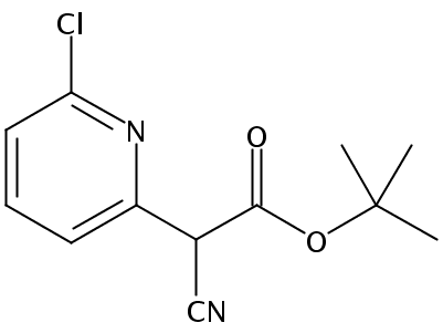 tert-Butyl 2-(6-chloropyridin-2-yl)-2-cyanoacetate