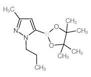 3-甲基-1-丙基-5-(4,4,5,5-四甲基-1,3,2-二噁硼烷-2-基)-1H-吡唑
