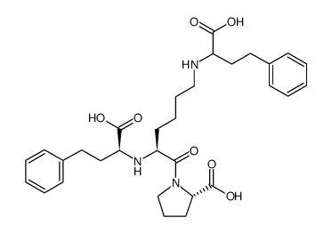 N-(1-Carboxy-3-phenylpropyl)-S-lisinopril (Mixture of diastereomers)