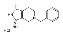 5-benzyl-1,4,6,7-tetrahydropyrazolo[4,3-c]pyridin-3-amine,hydrochloride