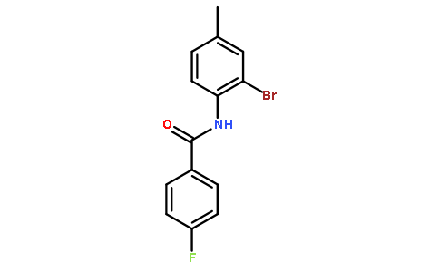N-(2-Bromo-4-methylphenyl)-4-fluorobenzamide