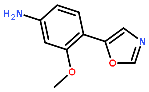 3-Methoxy-4-(1,3-Oxazol-5-yl)Aniline