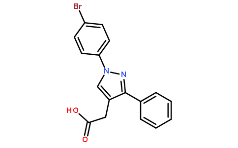 1-(4-溴苯基)-3-苯基吡唑-4-丙酸