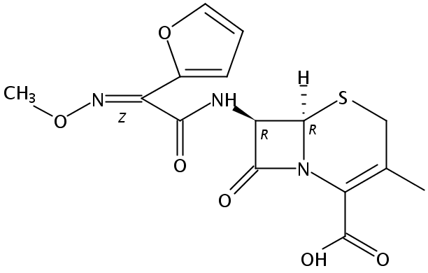[6R-[6α,7β(Z)]]- 7-[[2-furanyl(methoxyimino)acetyl]amino]-3-methyl-8-oxo-5-thia-1-azabicyclo[4.2.0]oct-2-ene-2-carboxylic Acid