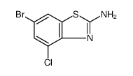 2-Benzothiazolamine, 6-bromo-4-chloro