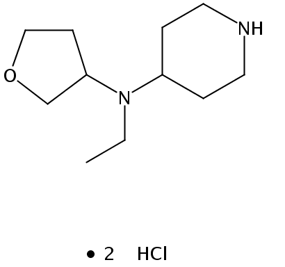 N-Ethyl-N-(tetrahydrofuran-3-yl)piperidin-4-amine dihydrochloride
