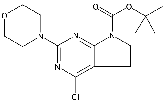 tert-Butyl 4-chloro-2-morpholino-5H-pyrrolo[2,3-d]pyrimidine-7(6H)-carboxylate