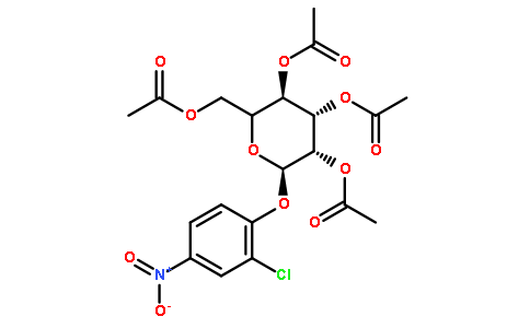 2-氯-4-硝基苯基-2,3,4,6-四邻乙酰基-alpha-d-吡喃葡萄糖苷
