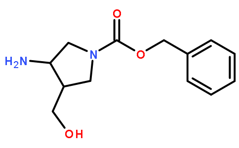 (3R,4R)-3-氨基-4-(羟基甲基)-1-吡咯烷羧酸苯甲酯