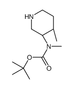 tert-butyl N-methyl-N-[(3R,4R)-4-methylpiperidin-3-yl]carbamate