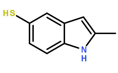 2-甲基-1H-吲哚-5-硫醇