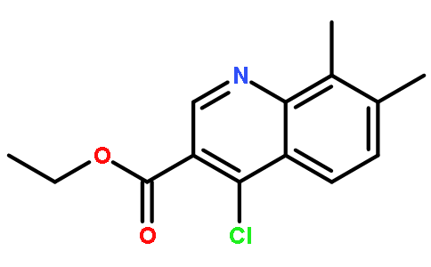 4-氯-7,8-二甲基喹啉-3-甲酸乙酯