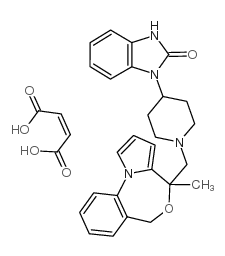 CGS 9343B,1,3-Dihydro-1-[1-[(4-methyl-4H,6H-pyrrolo[1,2-a][4,1]benzoxazepin-4-yl)methyl]-4-piperidinyl]-2H-benzimidazol-2-onemaleate