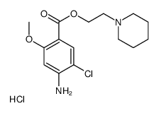 2-piperidin-1-ylethyl 4-amino-5-chloro-2-methoxybenzoate,hydrochloride