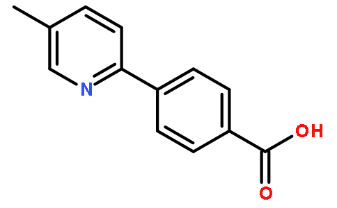 4-(5-甲基吡啶-2-基)苯甲酸