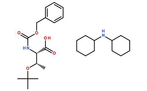 O-叔丁基-N-[苄氧羰基]-L-别苏氨酸二环己基铵盐