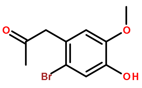 1-(2-Bromo-4-hydroxy-5-methoxyphenyl)-2-propanone