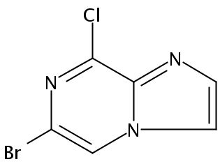 6-溴-8-氯咪唑并[1,2-a]吡嗪