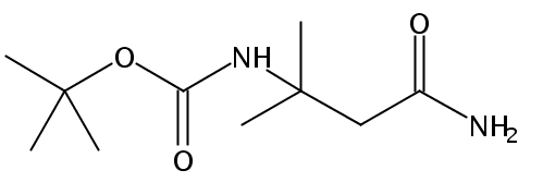 tert-Butyl (4-amino-2-methyl-4-oxobutan-2-yl)carbamate