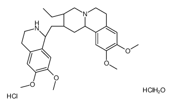 (2S,3R,11bS)-2-[[(1R)-6,7-dimethoxy-1,2,3,4-tetrahydroisoquinolin-1-yl]methyl]-3-ethyl-9,10-dimethoxy-2,3,4,6,7,11b-hexahydro-1H-benzo[a]quinolizine,hydrate,dihydrochloride