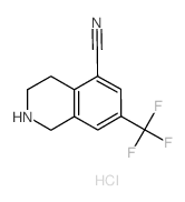 7-(Trifluoromethyl)-1,2,3,4-tetrahydroisoquinoline-5-carbonitrile hydrochloride