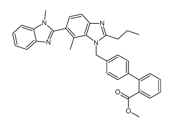 methyl 2-[4-[[7-methyl-6-(1-methylbenzimidazol-2-yl)-2-propylbenzimidazol-1-yl]methyl]phenyl]benzoate