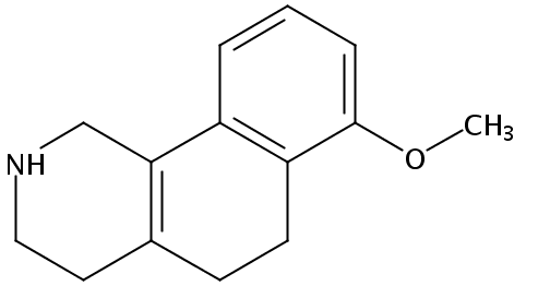 • Benz[h]isoquinoline, 1,2,3,4,5,6-hexahydro-7-methoxy-