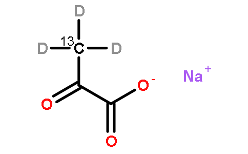 Pyruvic Acid-13C,d3 Sodium Salt
