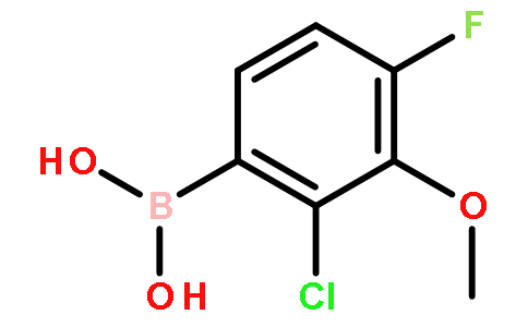 (2-Chloro-4-fluoro-3-methoxyphenyl)boronic acid 2-氯-4-氟-3-甲氧基苯基硼酸